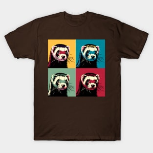 Pop Ferret Art - Cute Ferret T-Shirt